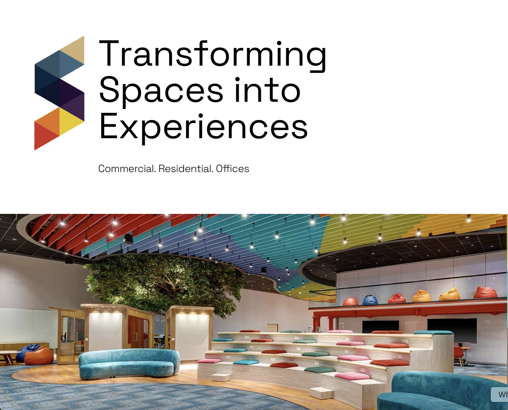 WordPress website design and UI/UX for an architecture and interior design studio