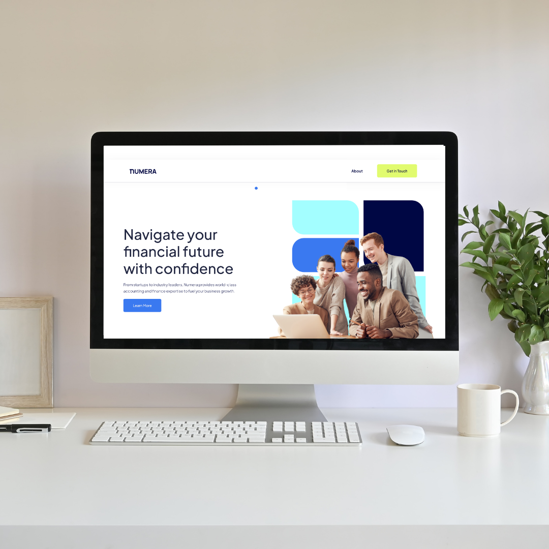 responsive website development for a creative business